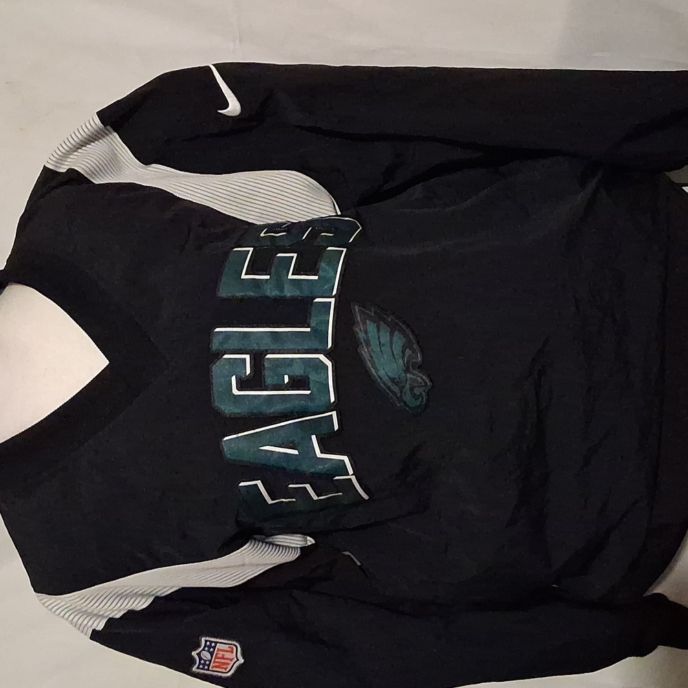 CHRISTMAS SALE NFL PHILADELPHIA EAGLES PULL OVER JACKET MENS SIZE LARGE